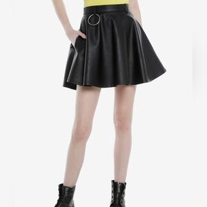 Hot Topic Faux Leather Skirt